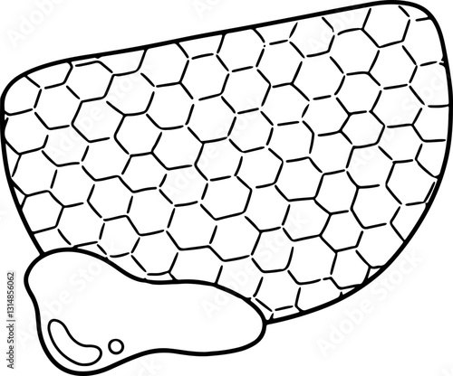 honey comb cartoon
