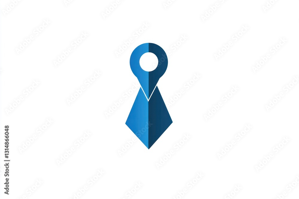 Abstract location logo, business concept, simple design, possible use as a corporate icon Abstract location logo, business concept, simple design, possible use as a corporate icon