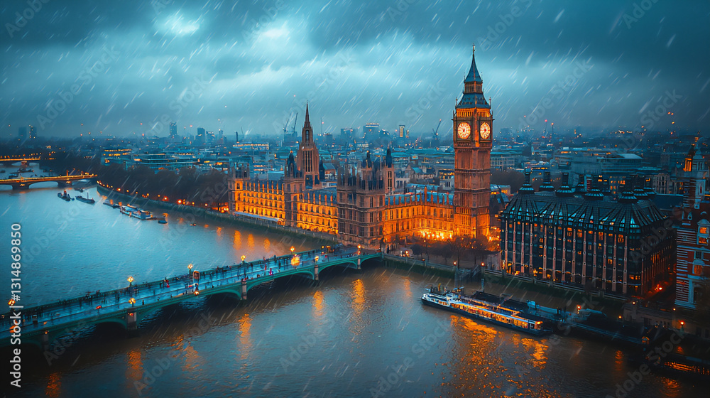 Obraz premium natural light close-up shot P Aerial view of