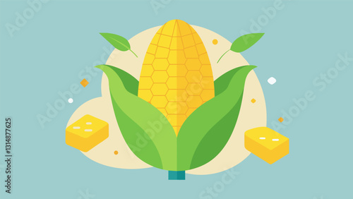 The strong earthy taste of the cornbased api is balanced by the delicate sweetness of the fried pastel.. Vector illustration