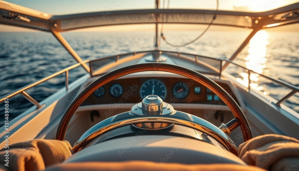 Golden Hour Voyage A Captain's Perspective from the Helm of a Luxury Vessel Golden Hour Voyage A Captain's Perspective from the Helm of a Luxury Vessel