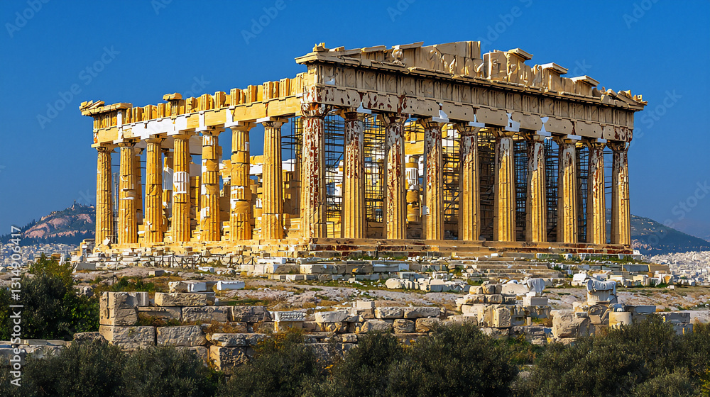Naklejka premium greek gods athens,