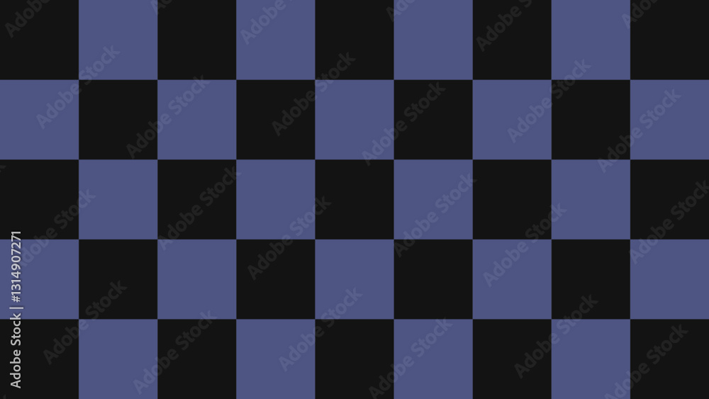 Fototapeta premium Future Dusk and Black Chessboard Pattern Vector Background: Modern Square Design for Inspiring Interiors and Branding. Trendy 2025 vector backgrounds for web design or print