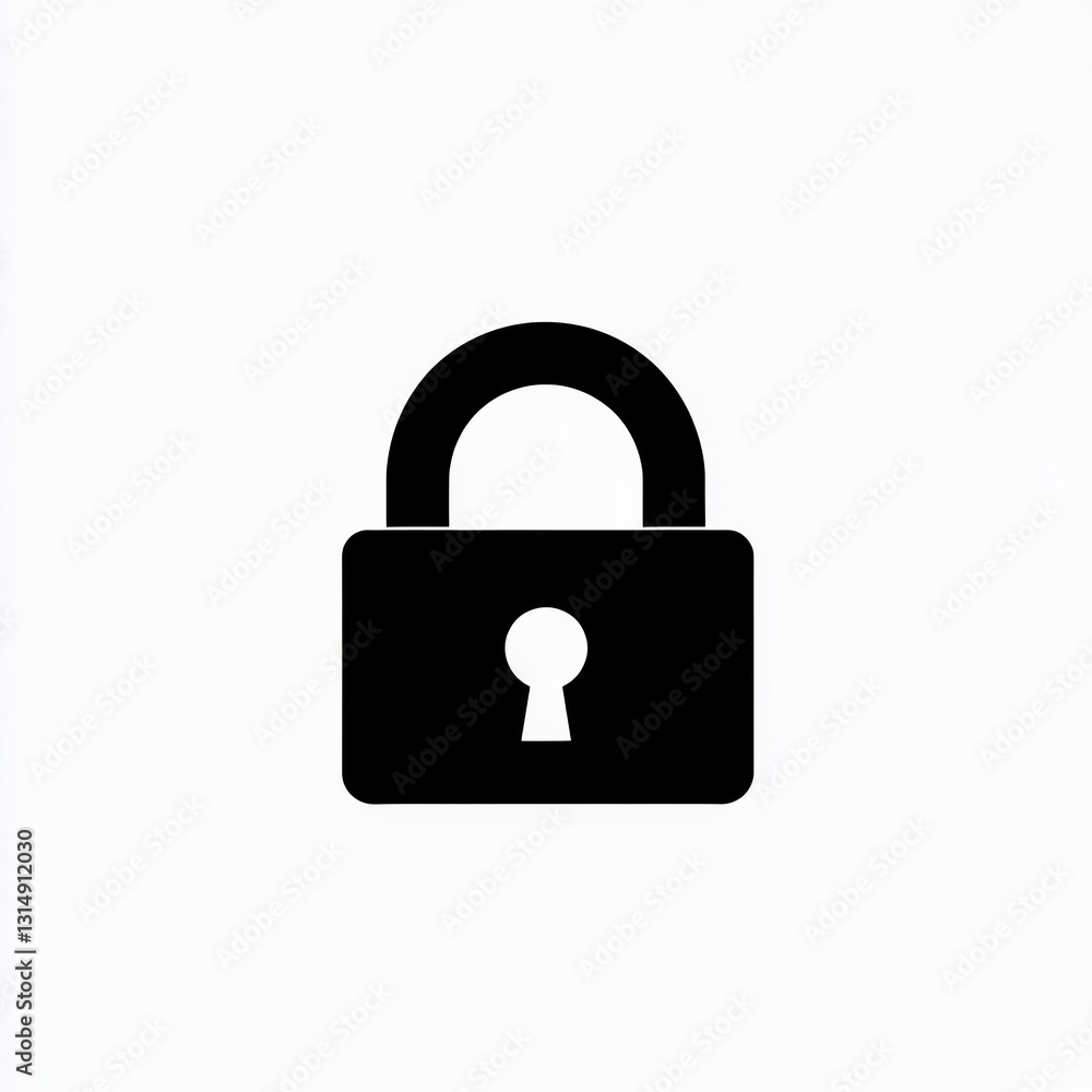 Icon of lock. Security. Confidential. Protection. Icon of lock. Security. Confidential. Protection.