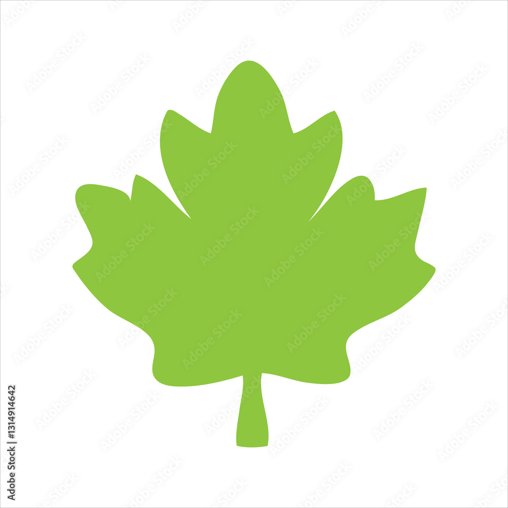 green maple leaf green maple leaf