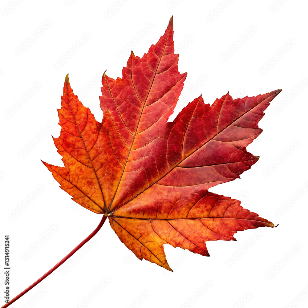 red maple leaf isolated on white red maple leaf isolated on white