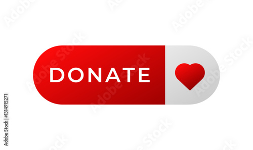 a red donation button with a heart symbol encourages contributions and supportive actions.