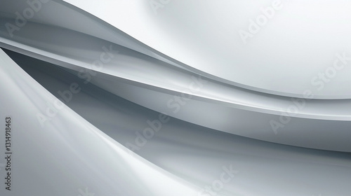 Graphite gray to platinum white gradient background, sophisticated and clean.