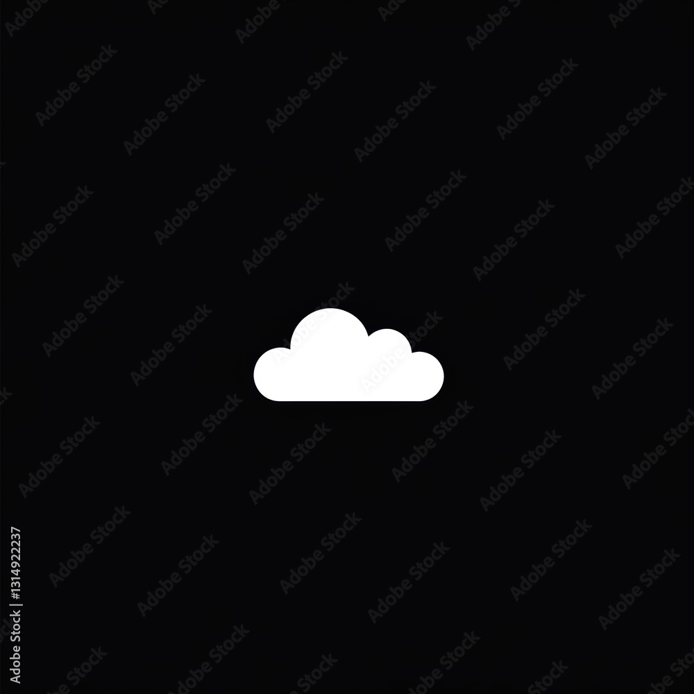 High tech icon. Cloud High tech icon. Cloud