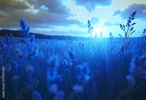 Wallpaper Mural Spirited Field with music during rim lighting Torontodigital.ca