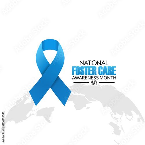 vector graphic of National Foster Care Month for National Foster Care Month celebration.