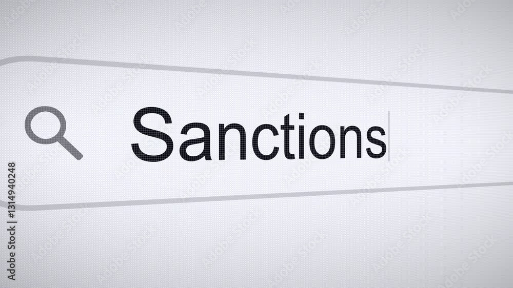 Searching Sanctions on the Internet, Computer Screen Macro Searching Sanctions on the Internet, Computer Screen Macro
