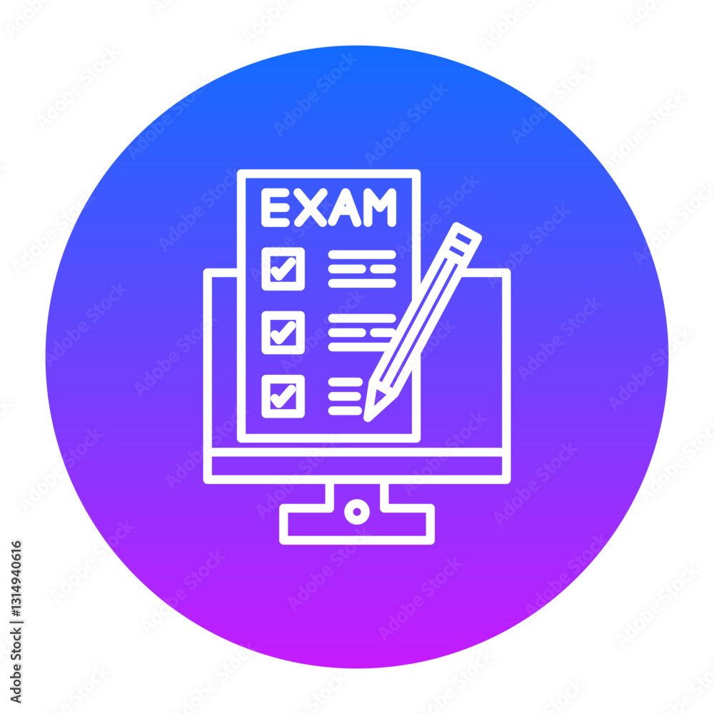 Online Exam Icon Online Exam Icon