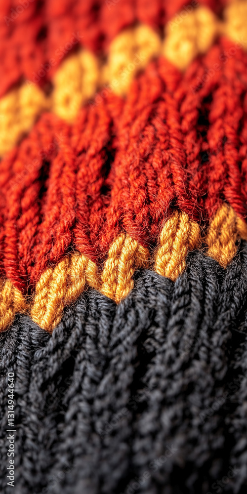 Fototapeta premium knit jumper up close texture