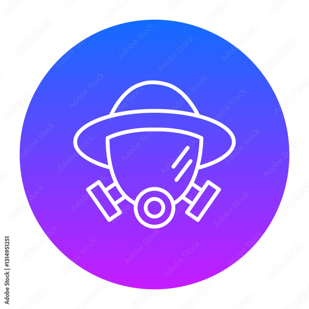 Gas Mask Icon Gas Mask Icon