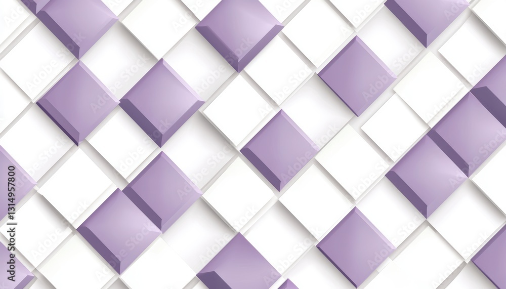 A textured pattern featuring interwoven purple and white squares, creating a visually appealing, modern design. A textured pattern featuring interwoven purple and white squares, creating a visually appealing, modern design.