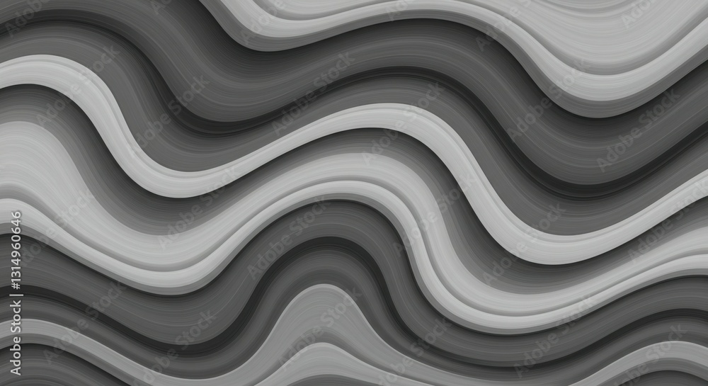 Abstract waves, monochrome, flowing lines, grayscale, undulating curves, smooth gradients, organic patterns, rippling texture, fluid motion, soft contrasts, hypnotic design, minimalist art, wavy strip Abstract waves, monochrome, flowing lines, grayscale, undulating curves, smooth gradients, organic patterns, rippling texture, fluid motion, soft contrasts, hypnotic design, minimalist art, wavy strip
