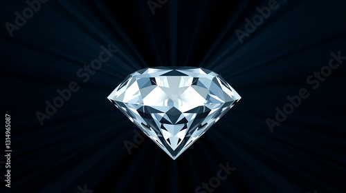 Diamond facets abstract diffraction background render, Diamond, facets, abstract, diffraction, background,render, crystal photo