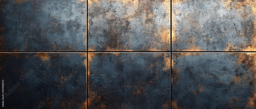 Ultra-Detailed Oxidized Steel with Dramatic Welded Seams on Isolated Background Ultra-Detailed Oxidized Steel with Dramatic Welded Seams on Isolated Background