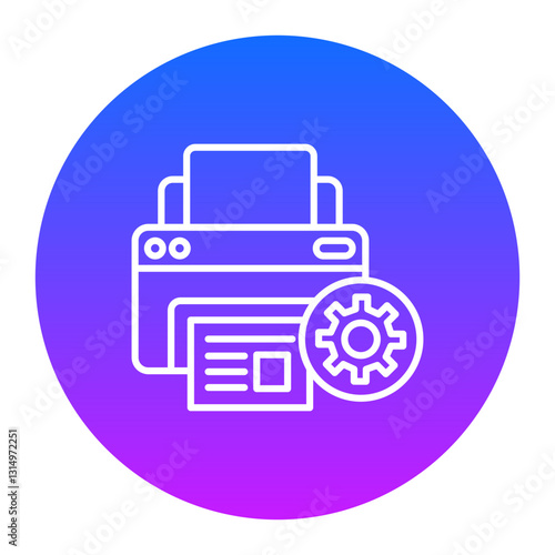 Engineering Printer Icon