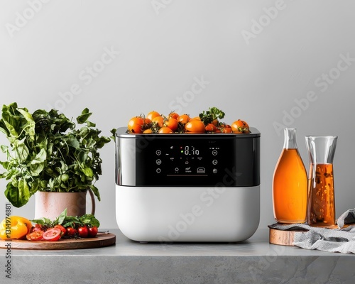 Compact tabletop food incubator with a sleek matte finish, precision temperature control for fermentation lovers