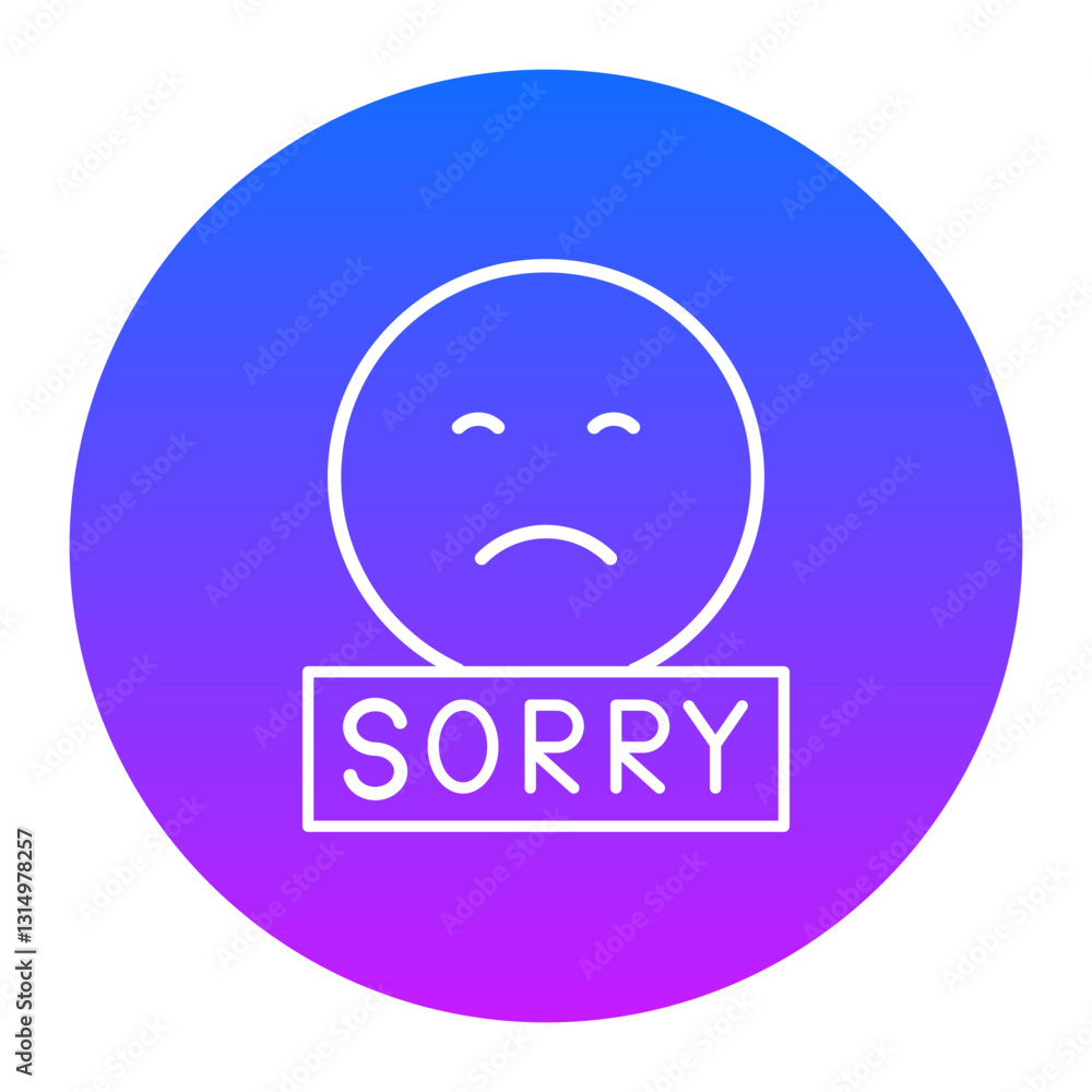 Apology Icon Apology Icon