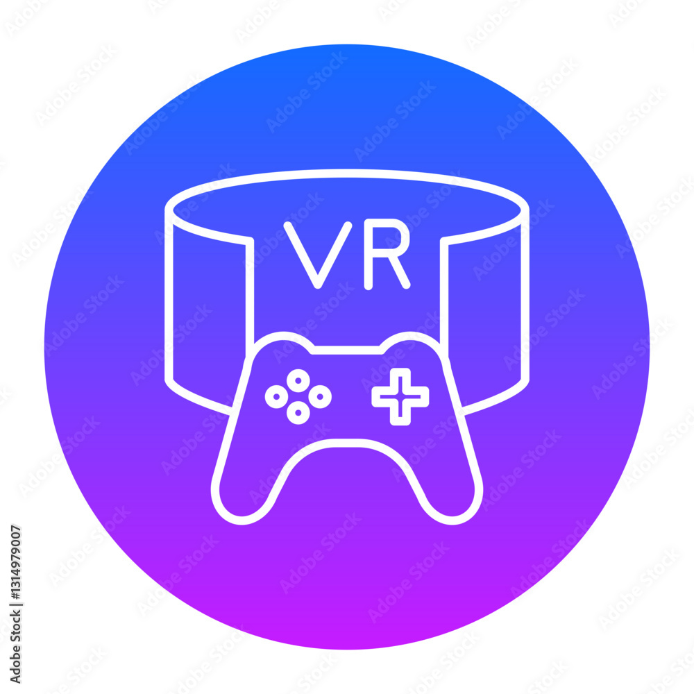 Vr Game Icon Vr Game Icon