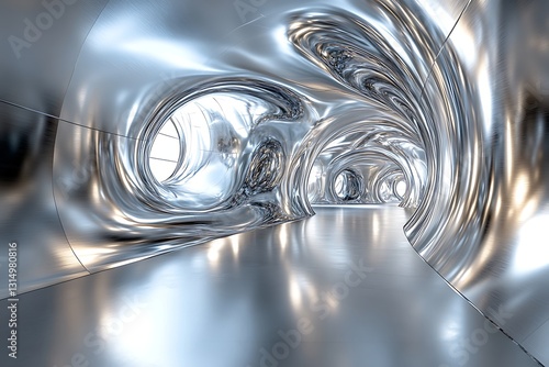Metallic Architectural Tunnel Design