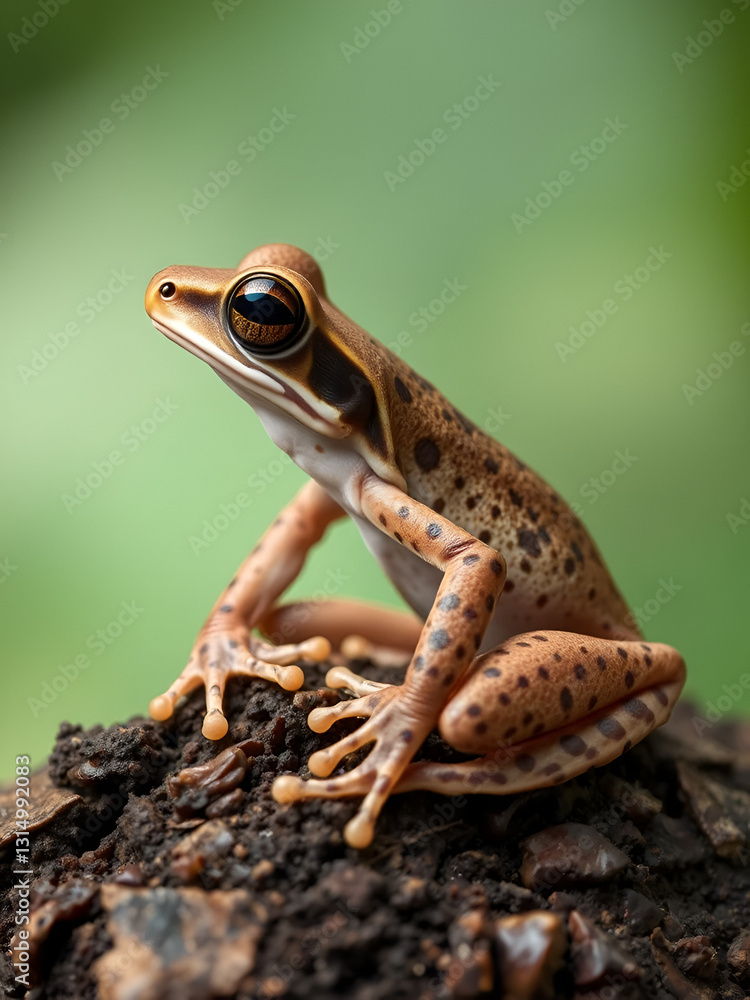 Obraz premium Trachycephalus resinifictrix is a species of tailless amphibian in the family Tree frogs
