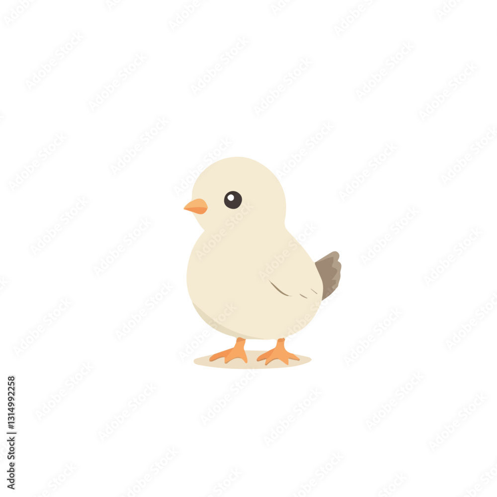 2D flat vector illustration Baby chick hatching icon isolated on a white background.
2D flat vector illustration Baby chick hatching icon isolated on a white background.