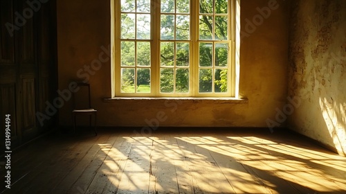 Wallpaper Mural Light and shadow play in nature scene Torontodigital.ca