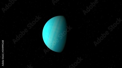 Uranus planet rotation, The seventh planet from the sun