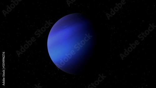 Neptune planet rotation in solar system