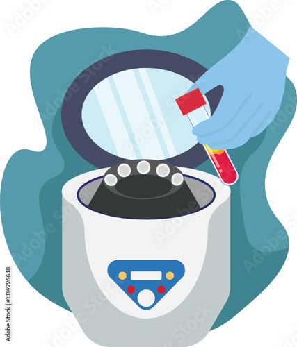 A centrifuge is a laboratory device used to isolate blood components, purify cells, separate plasma or serum based on density by spinning samples at high speed. 