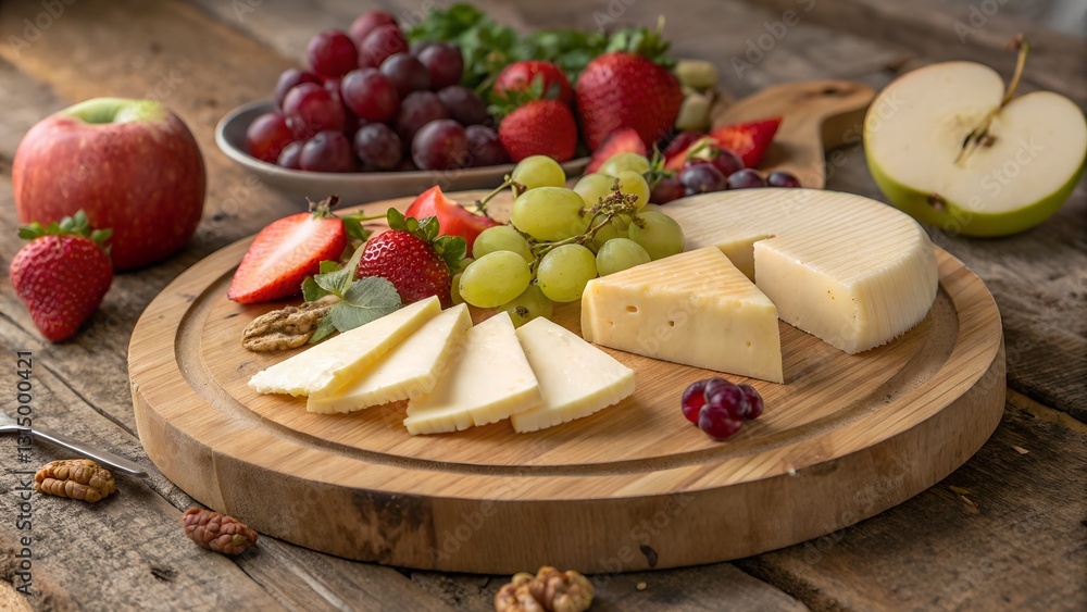 cheese and fruit cheese and fruit