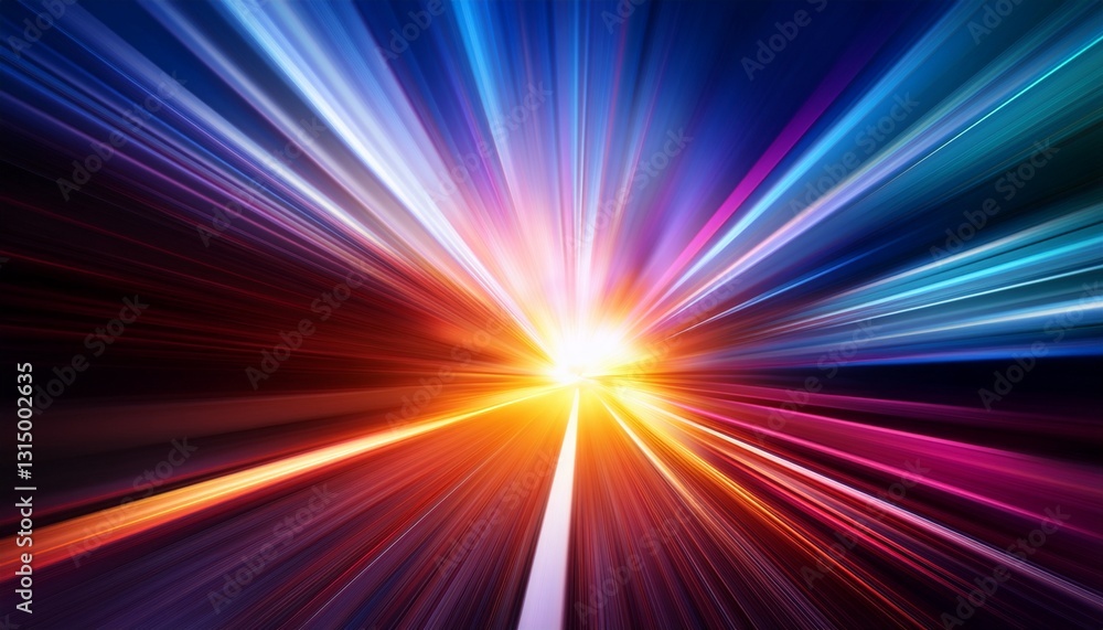 vibrant burst of light and color representing dynamic motion vibrant burst of light and color representing dynamic motion