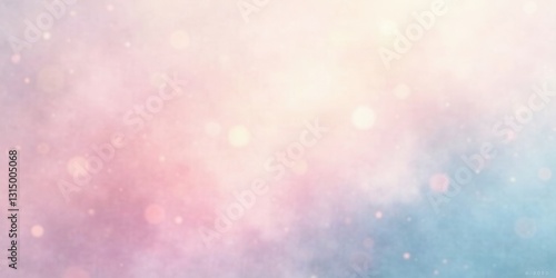 Dreamy Pastel Background with Sparkling Lights and Soft Focus for Design Projects