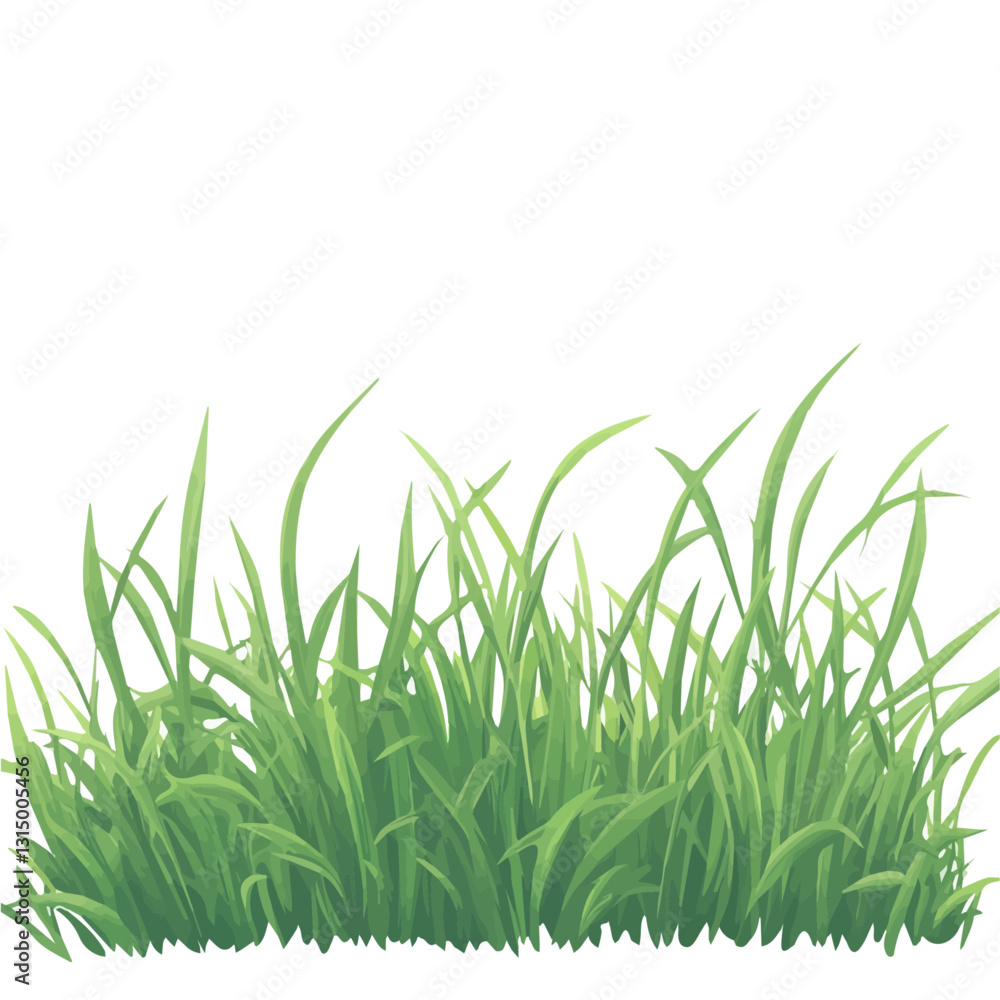 2D flat vector illustration freshly mowed grass in a spring garden icon isolated on a white background.
2D flat vector illustration freshly mowed grass in a spring garden icon isolated on a white background.