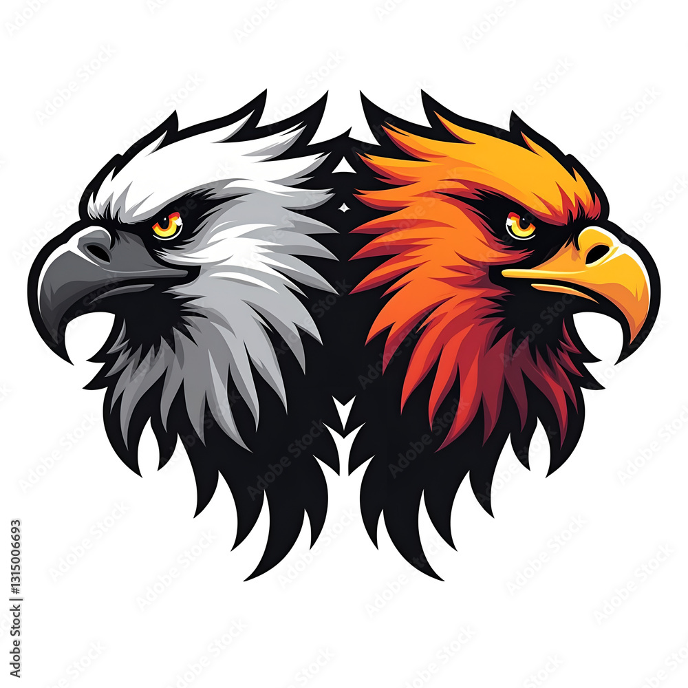 Obraz premium eagle head mascot