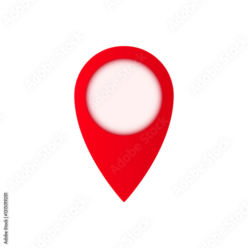 Free Download Red location pin icon with a circular center. the simple design helps in indicating precise locations. - GFXLoad