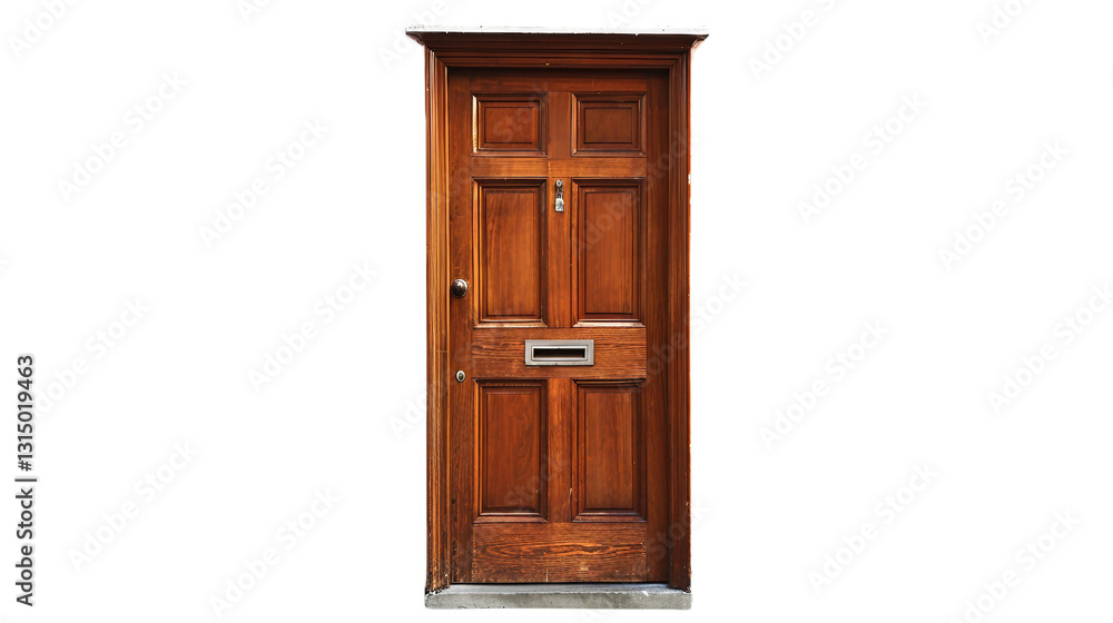 Door with Mail Slot on transparent background PNG. Door with Mail Slot on transparent background PNG.