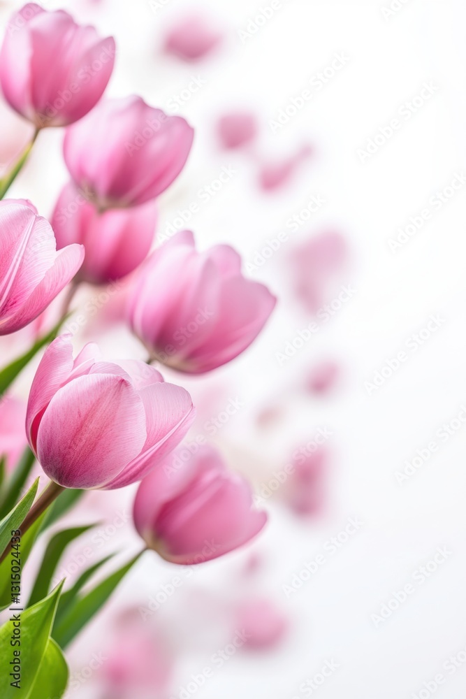 Beautiful background template made of Spring flowers. Beautiful background template made of Spring flowers.