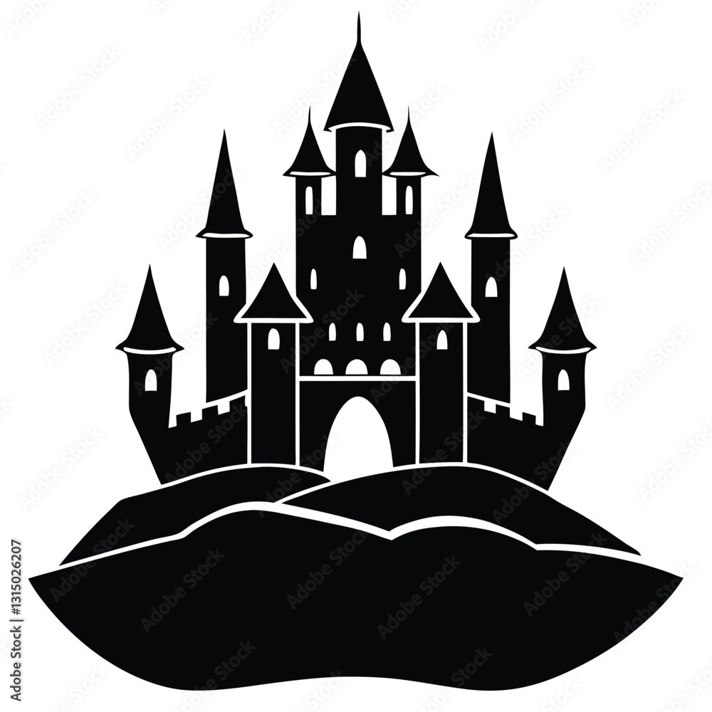 Obraz premium castle in the night