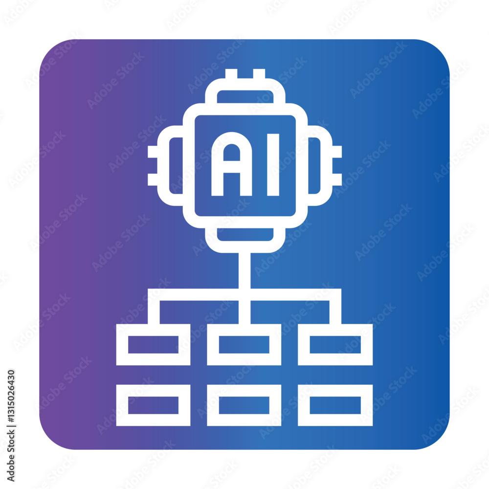 Expert Systems color line icon.Minimal clean icon for apps and websites. Expert Systems color line icon.Minimal clean icon for apps and websites.