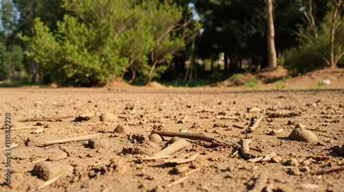 dry ground