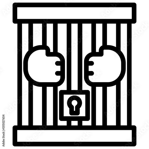 Criminal Jail Icon