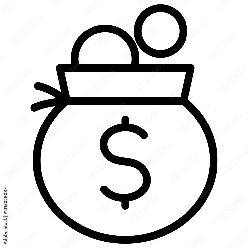 Money Bag Icon Money Bag Icon