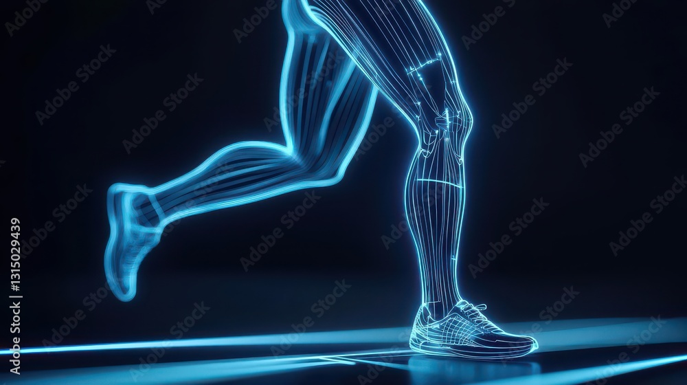 Abstract 3D rendering of a biometric fitness sensor, clean and futuristic health tracking concept Abstract 3D rendering of a biometric fitness sensor, clean and futuristic health tracking concept