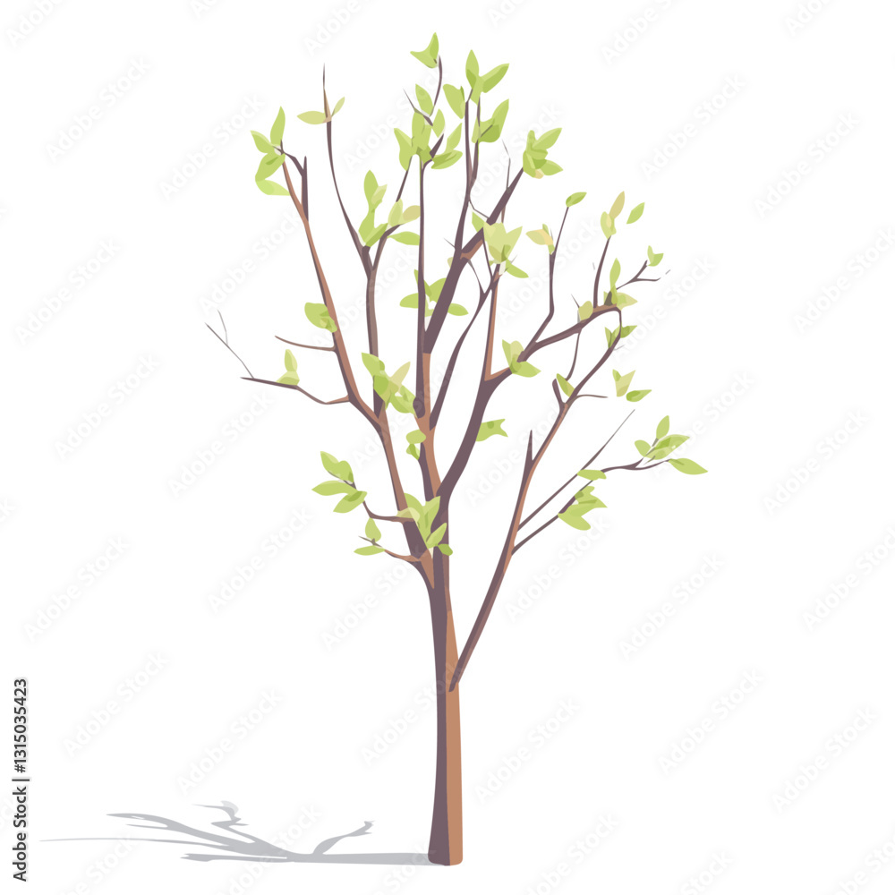 2D flat vector illustration young green plants sprouting icon isolated on a white background.
2D flat vector illustration young green plants sprouting icon isolated on a white background.