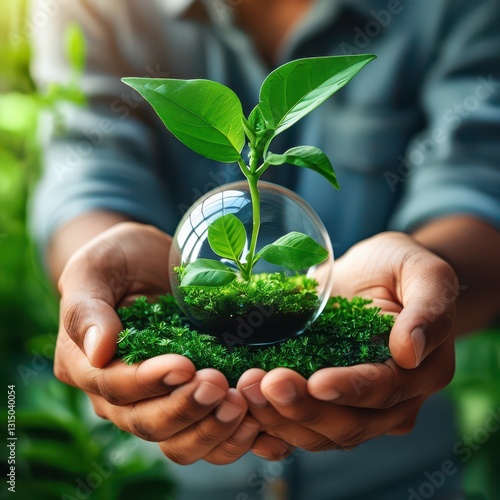 The planet is in the hands of man
